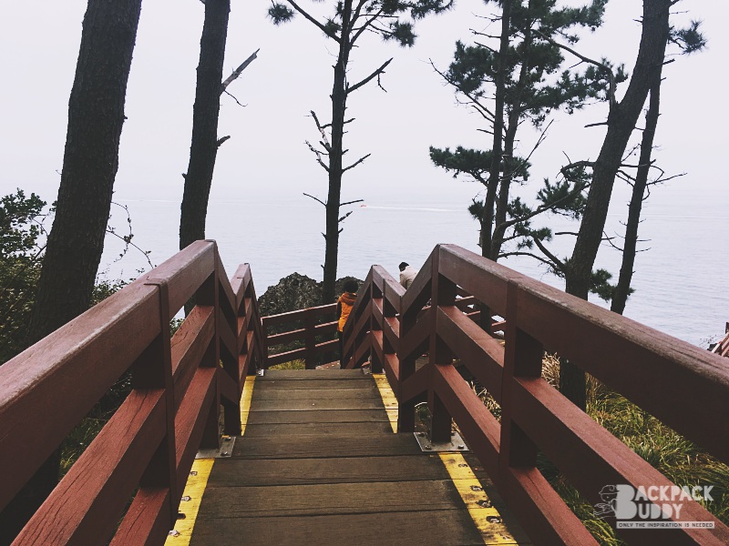 Daepo Jusangjeolli Cliff